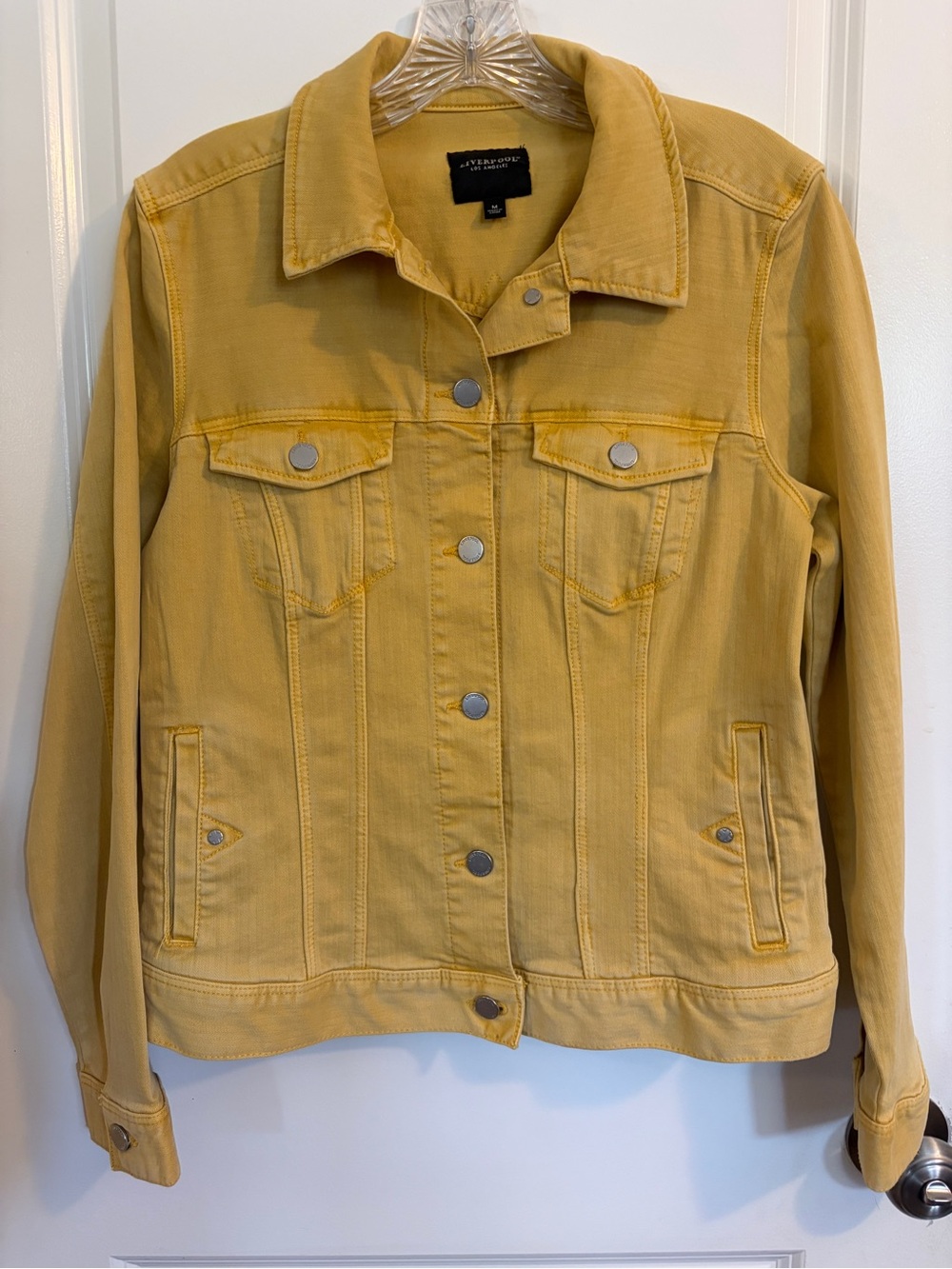 Liverpool Mustard Yellow Denim Jacket
